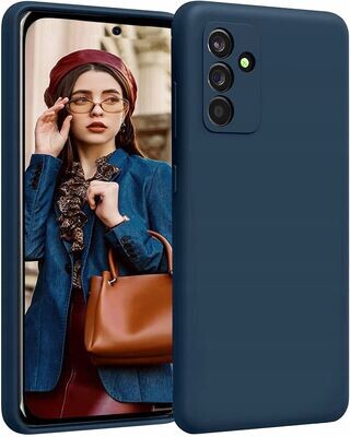 Silikon Hülle mit Kameraschutz passend für Samsung Galaxy A54 5G Handy Back Cover Schutz Case Flexibel