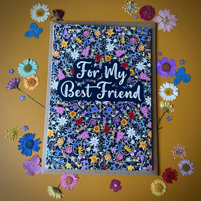 &#39;For My Best Friend&#39; Card