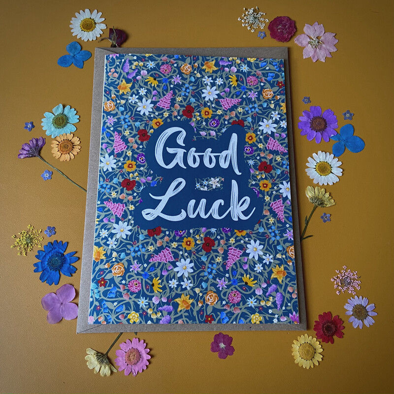 &#39;Good Luck&#39; Card