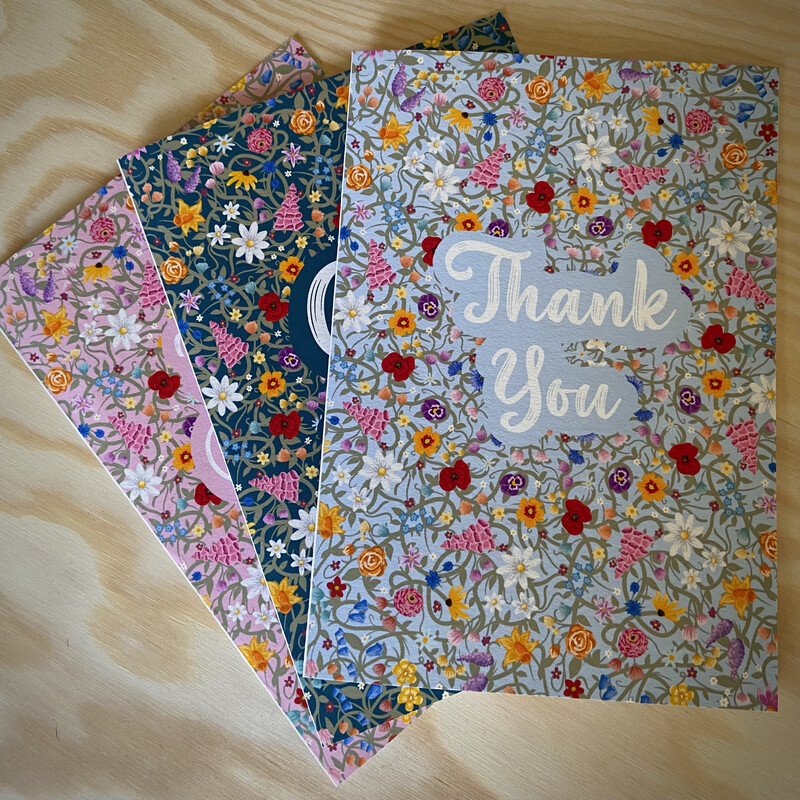 3 Meadow Range Cards for £10