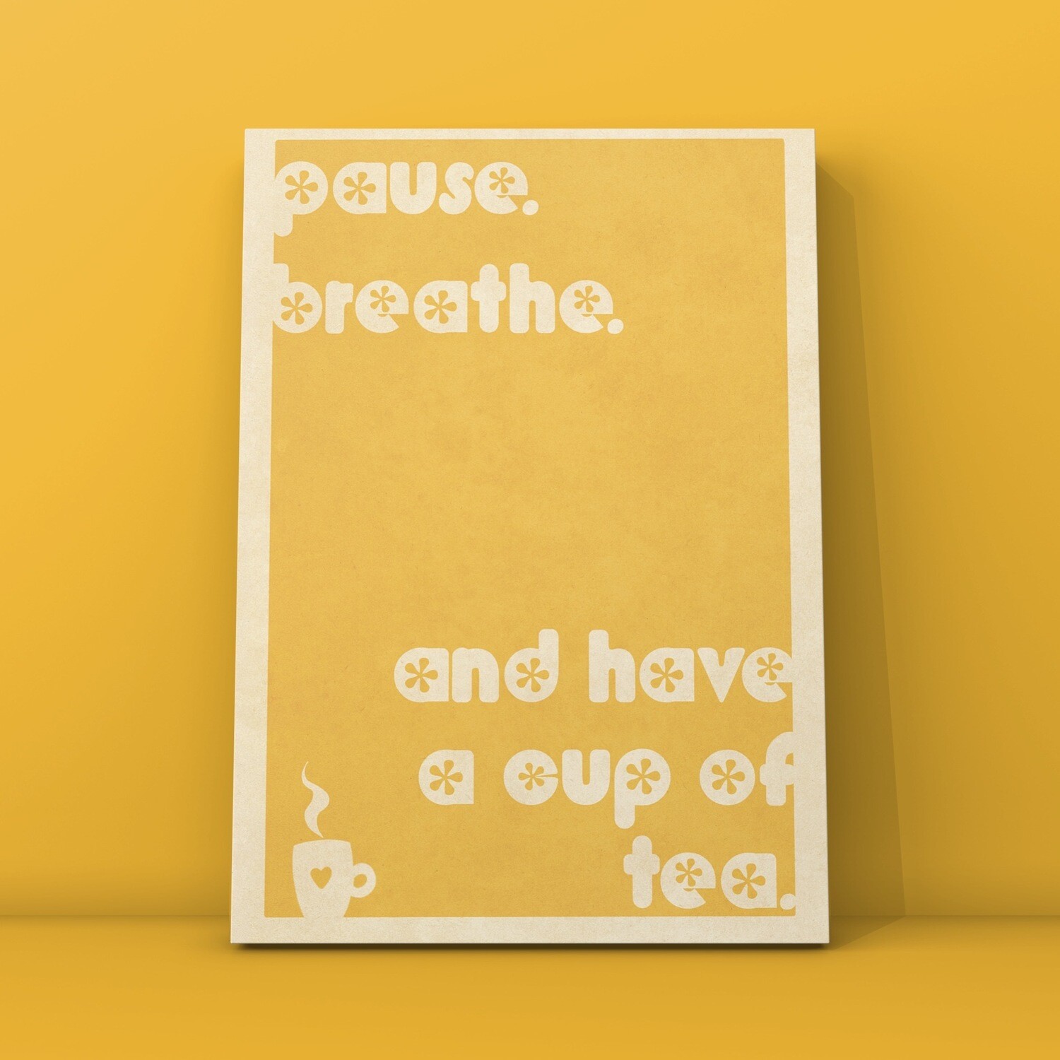 ‘Cup of Tea’ retro print