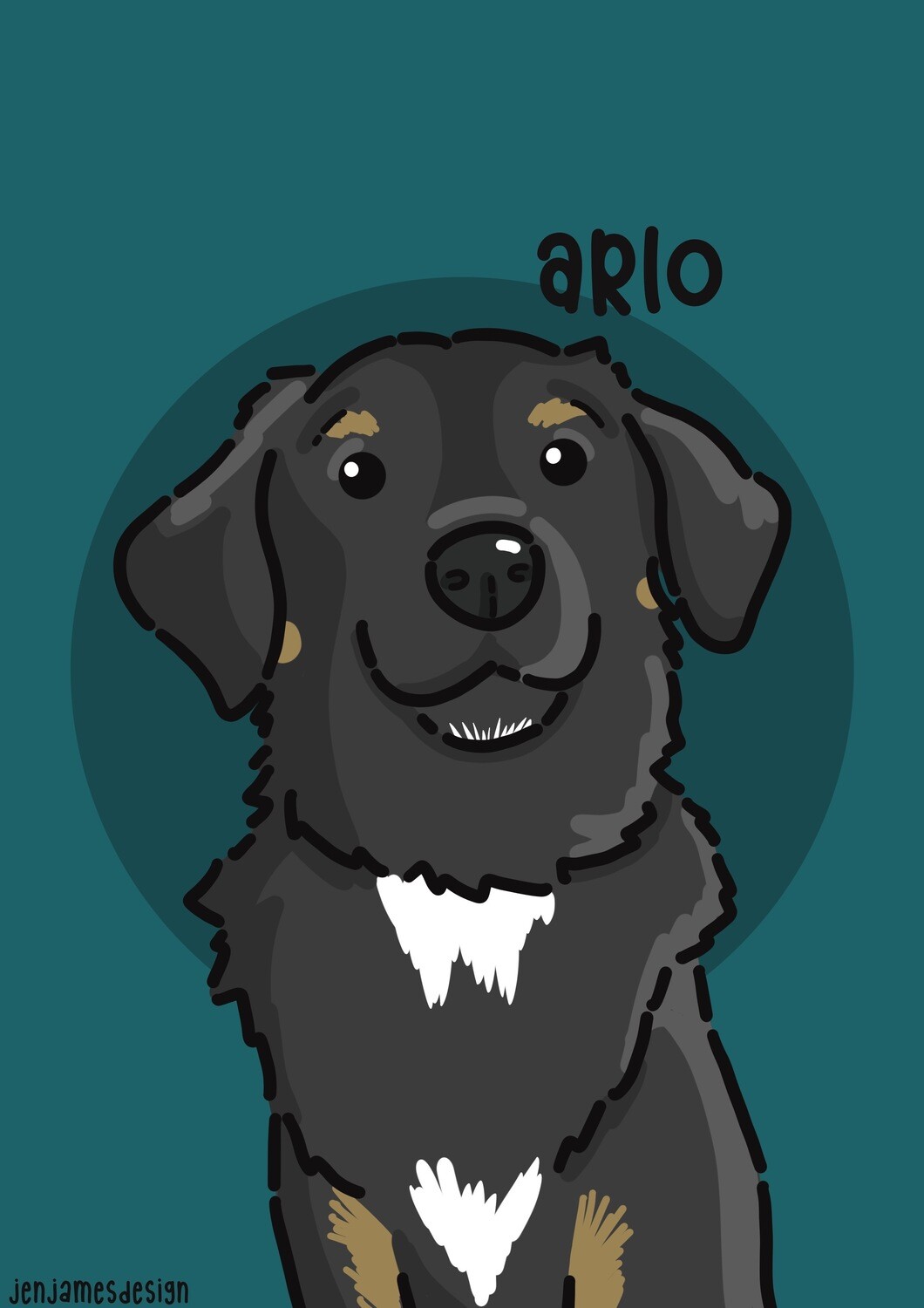 Cartoon Pet Portrait