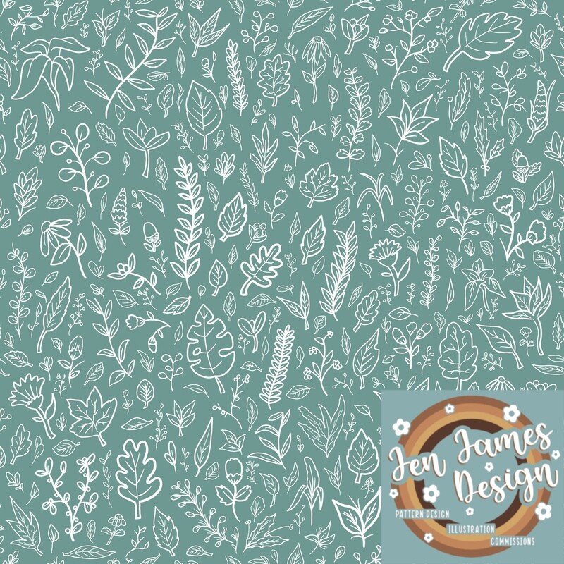 Botanical- Seamless Tile Pattern