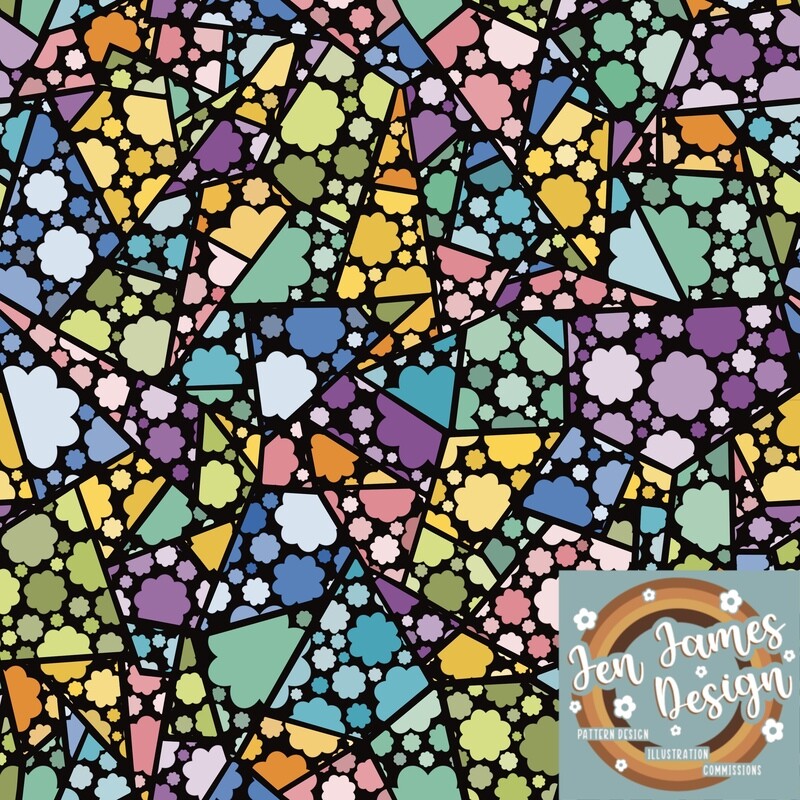 Kaleidoscope- Seamless Tile Pattern