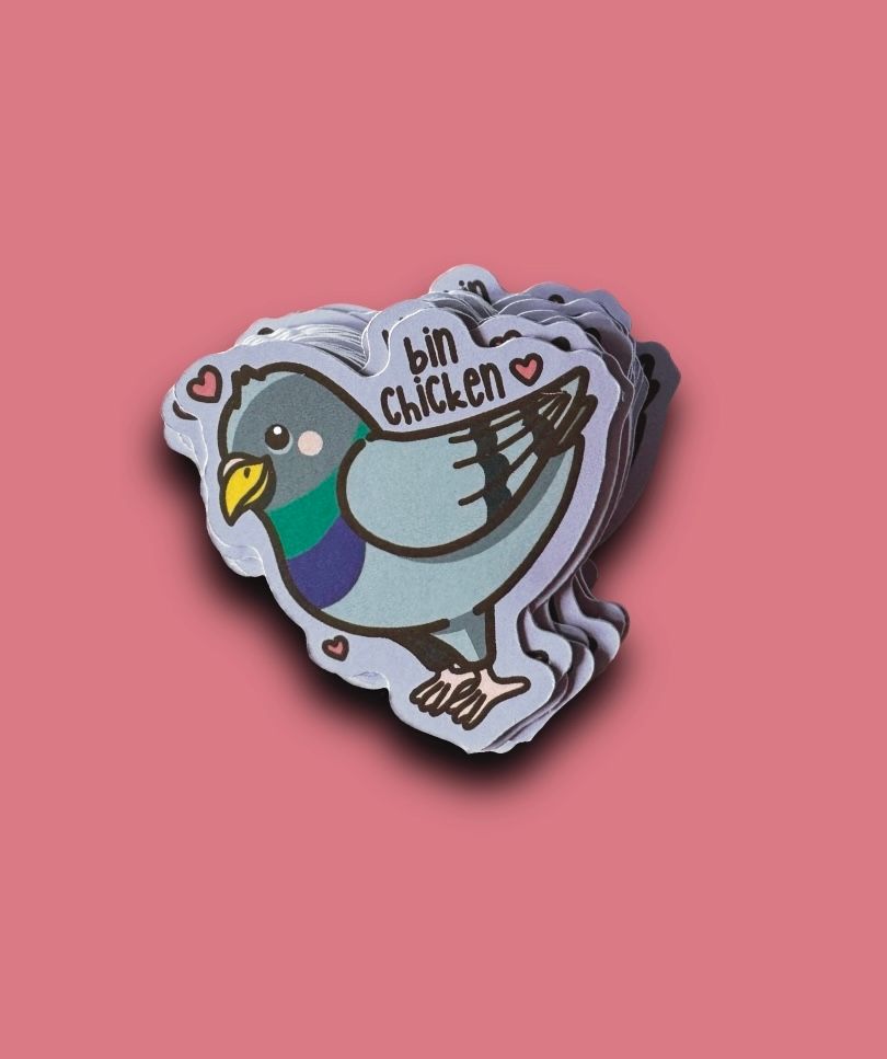 &#39;Bin Chicken&#39; Sticker