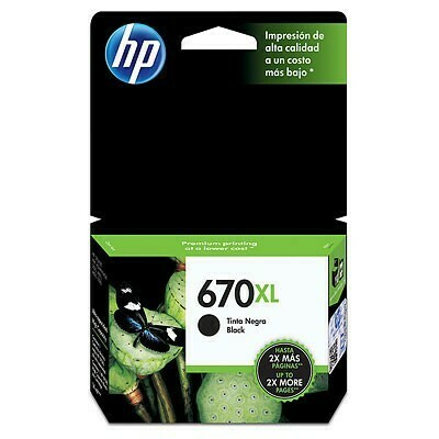 HP 670XL BLACK