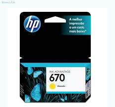 HP 670 YELLOW