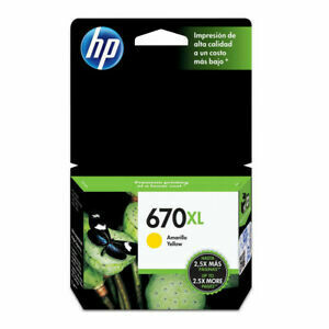 HP 670 XL YELLOW