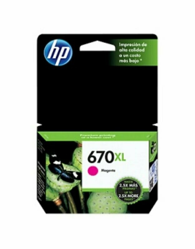 HP 670XL MAGENTA