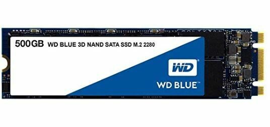 WD BLUE 500GB SSD M.2 2280