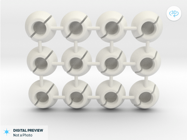 Foot Screw Caps-12 Pack-TPE