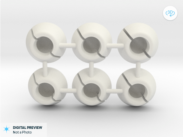 Foot Screw Caps-6 Pack-TPE