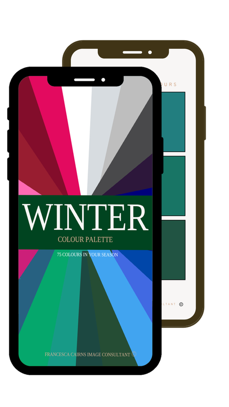 True Winter Digital Color Swatches