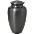 Simple Grey Solid Brass Urn