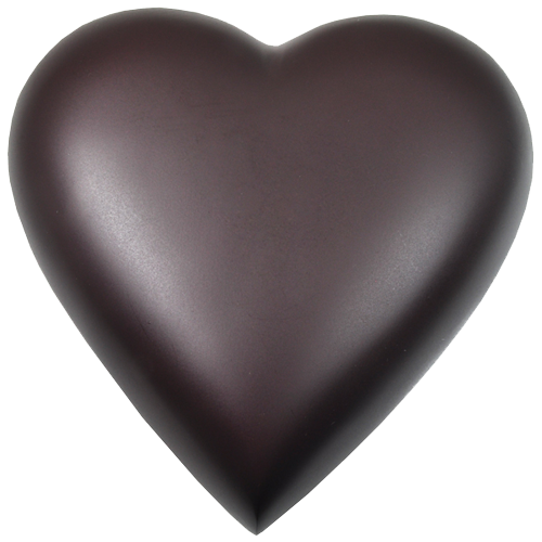 Brass Heart Baby Urn