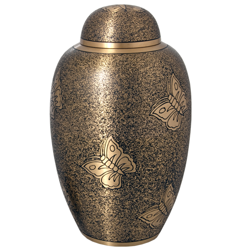 Antique Butterfly Urn