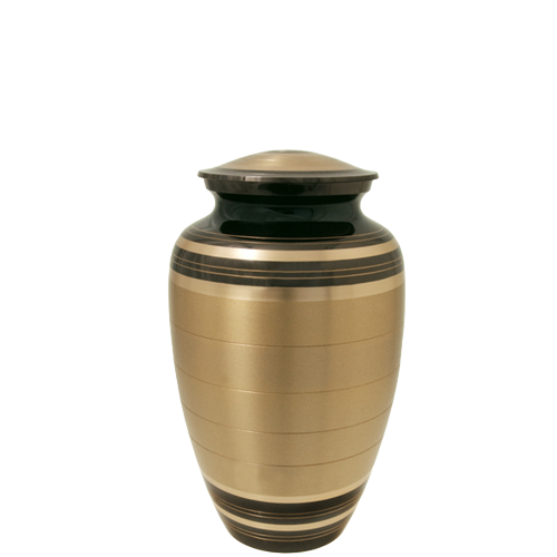 Black and Brass 6” Sharing Urn