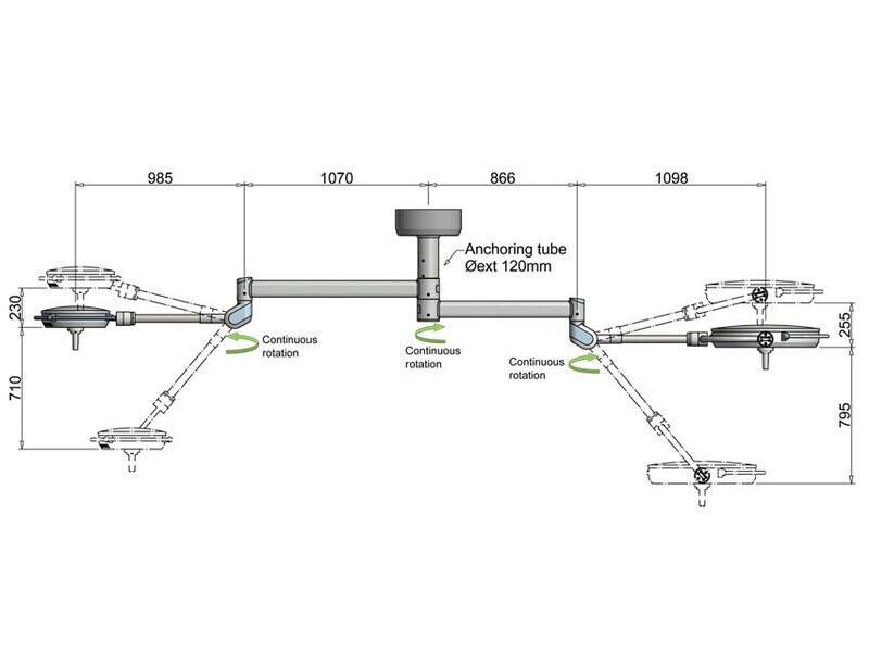 PENTALED 63N+30N THEATRE LIGHT - ceiling double