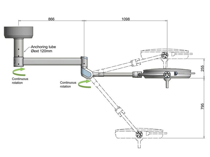 PENTALED 63N THEATRE LIGHT - ceiling