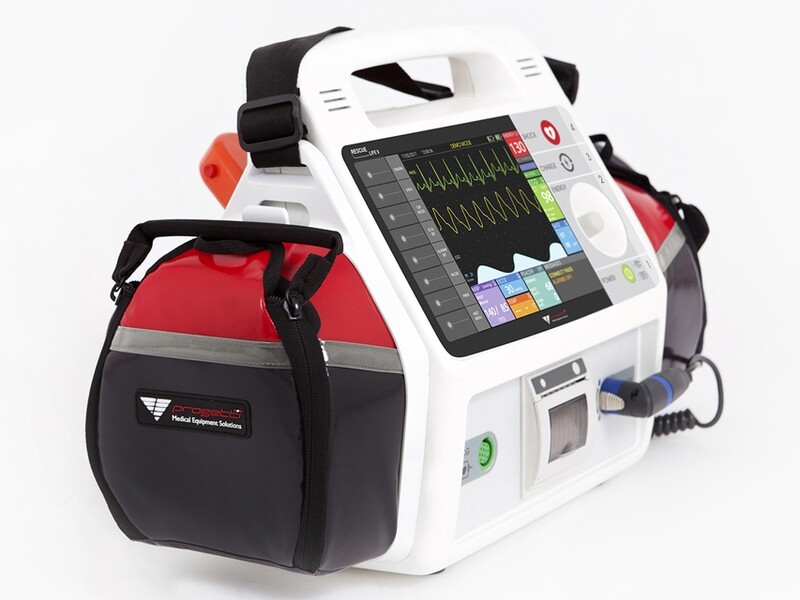 RESCUE LIFE 9 AED DEFIBRILLATOR with Temp - Italian
