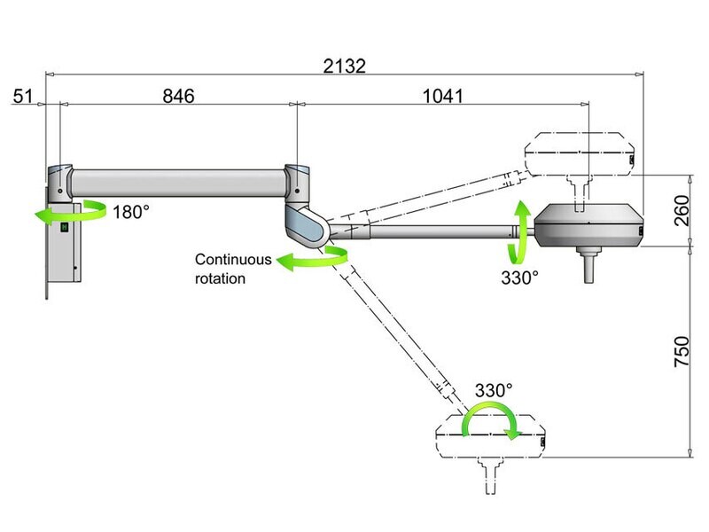 TRIS SCIALYTIC LED LIGHT - wall
