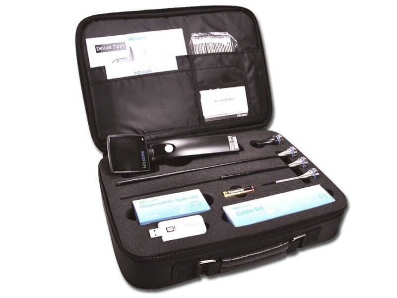 MD SCOPE VIDEO OTOSCOPE - DELUXE ZIPPER PACK 4 PROBES