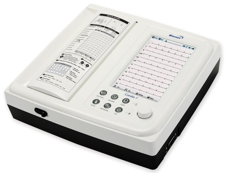 CARDIO 7 ECG 12 channel with Touch Screen