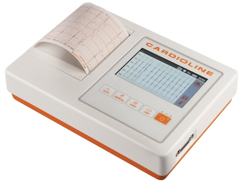 CARDIOLINE ECG100L FULL (Glasgow +EasyApp) - 5" colour touch screen