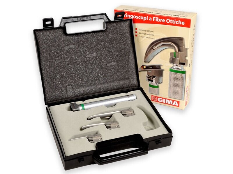 MAXLITE F.O. PEDIATRIC SET 3 BLADES MILLER 00-0-1 - 2.50 V