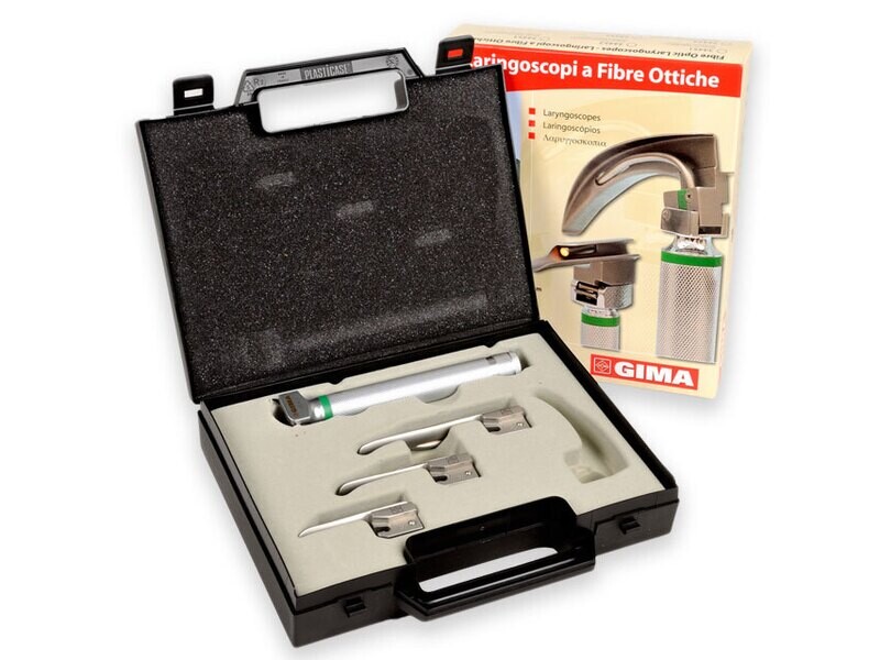MAXLITE F.O.LED PEDIATRIC SET 3 BLADES MILLER 00-0-1 - 2.50 V - 25.000 lux