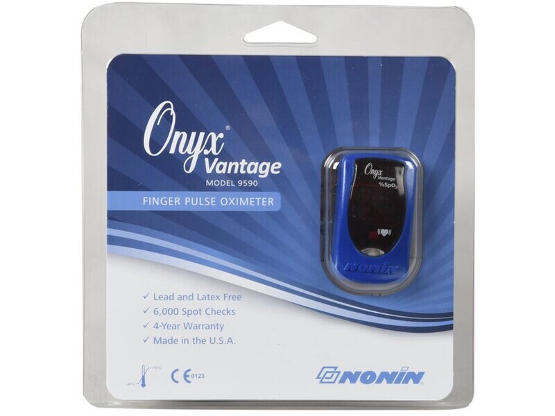 NONIN ONYX VANTAGE PULSE OXIMETER - 9590 - blue