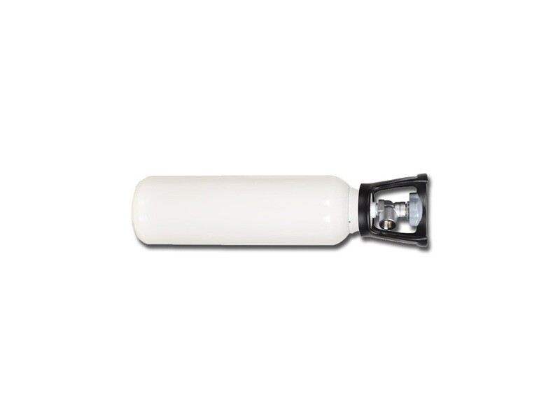 OXYGEN CYLINDER 5 l with valve - NF (BULLNOSE) - empty