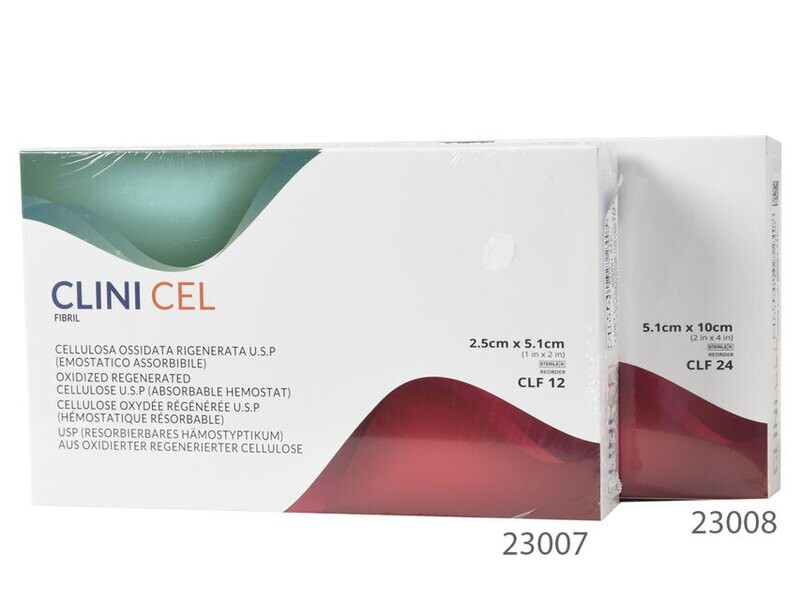 CLINICEL FIBRIL TYPE REGENERATED CELLULOSE 2.5x5.10 cm