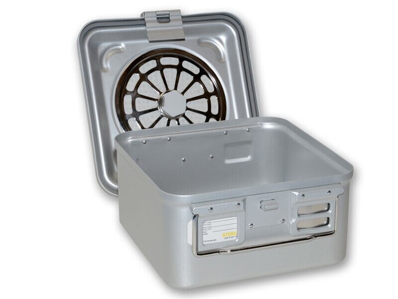 CONTAINER WITH FILTER small h 150 mm - grey