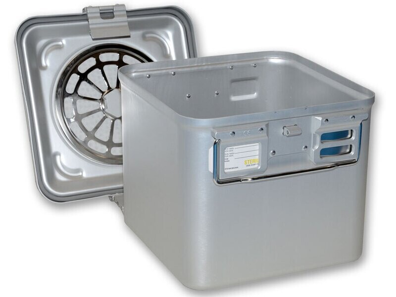 CONTAINER WITH FILTER small h 260 mm - grey