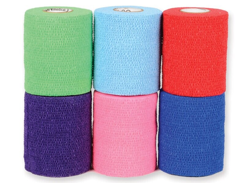 CO-PLUS BANDAGE 6.30 m x 7.50 cm - mixed colours
