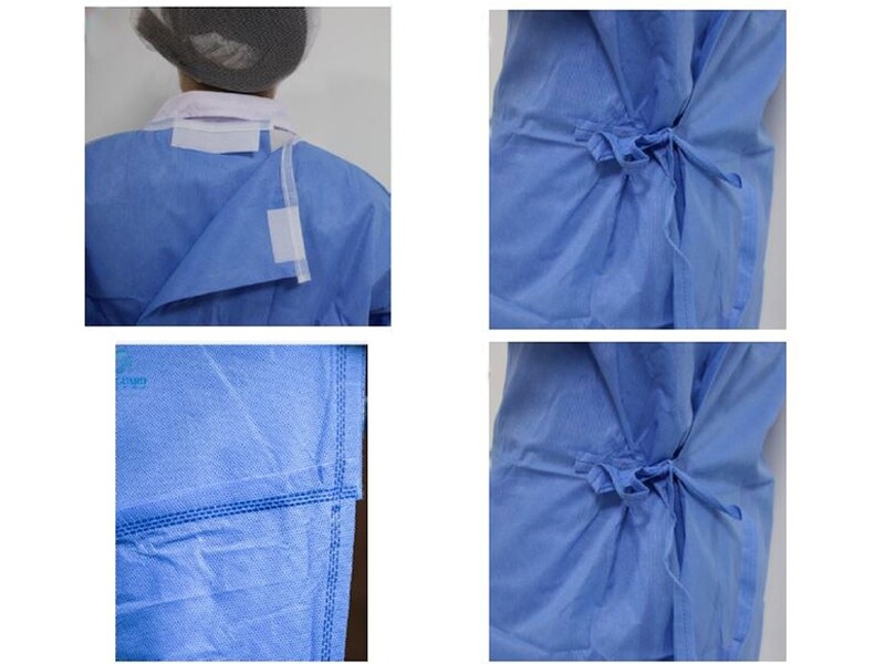 REINFORCED SURGICAL GOWNS 50 g/m2 120x140 cm - size M - sterile