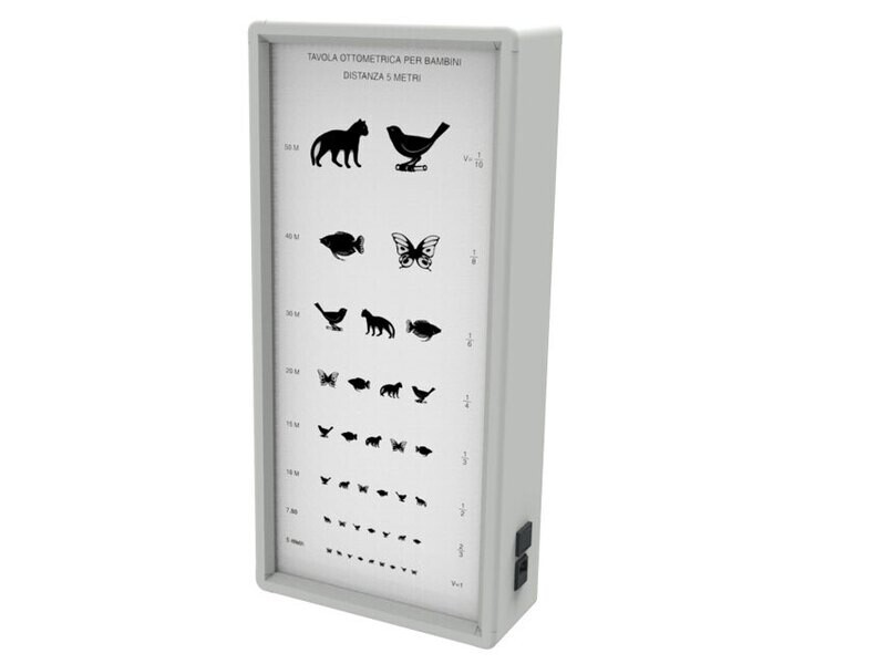 OPTOMETRIC CHART - ANIMALS