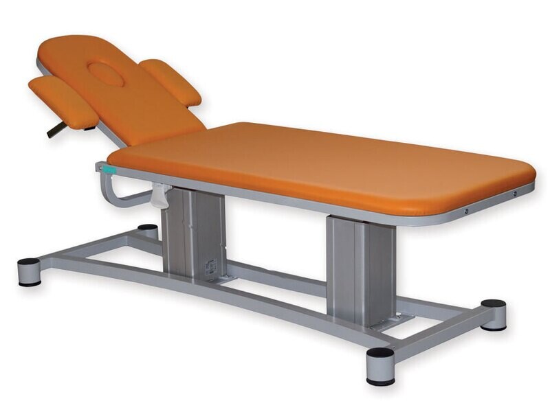 SUN 2-SECTIONS HEIGHT ADJUST. TREATMENT COUCH - orange