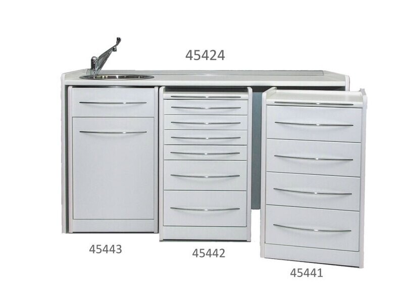 MOBILE UNIT GE416 4 drawers 49 cm - white