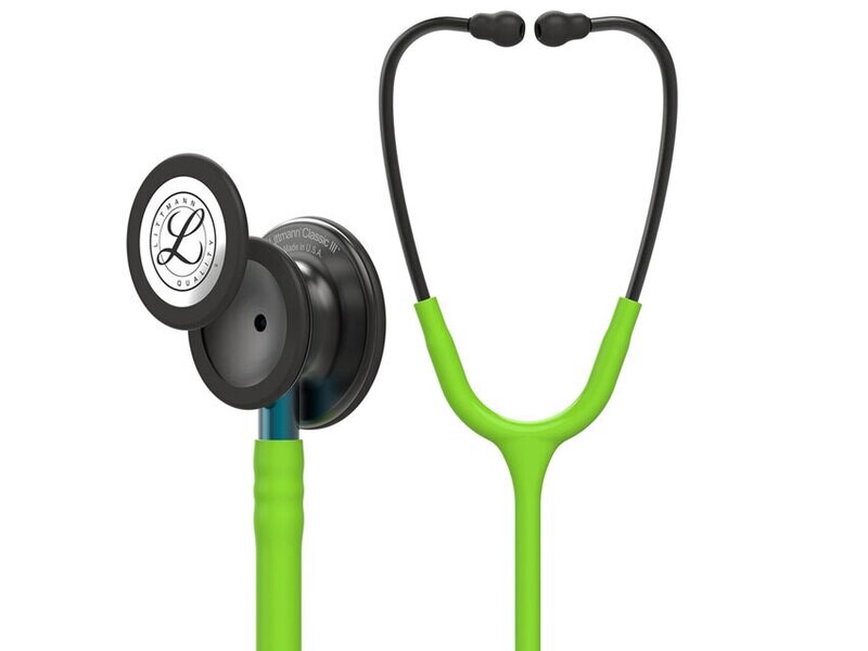 LITTMANN CLASSIC III - 5875 - lime green - smoke finish