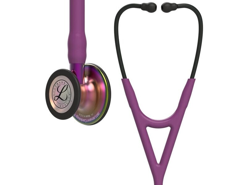 LITTMANN CARDIOLOGY IV - 6205 - plum - rainbow finish - violet stem