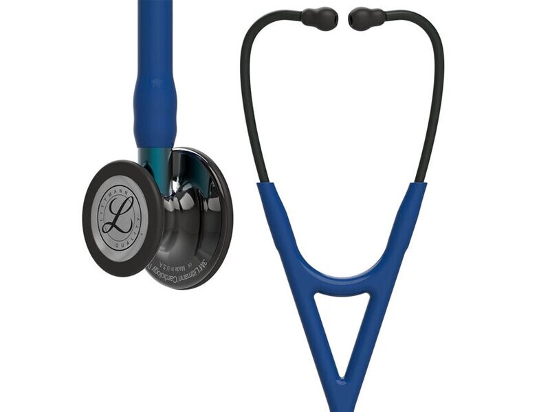 LITTMANN CARDIOLOGY IV - 6202 - navy - high polish smoke finish