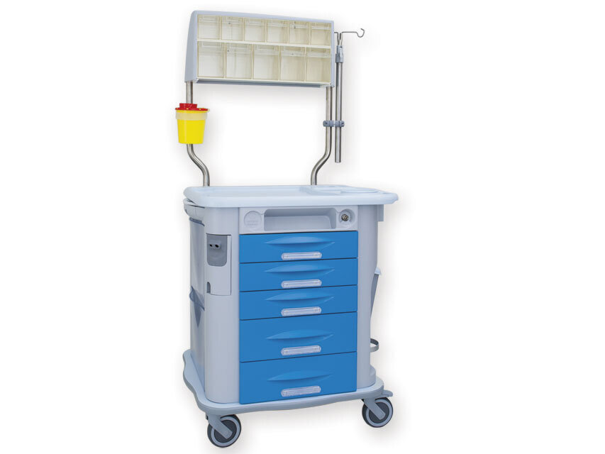 AURION THERAPY TROLLEY - light blue