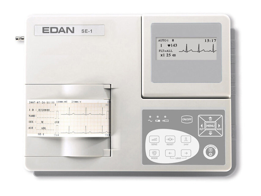EDAN SE-1 ECG - 1 channel with monitor