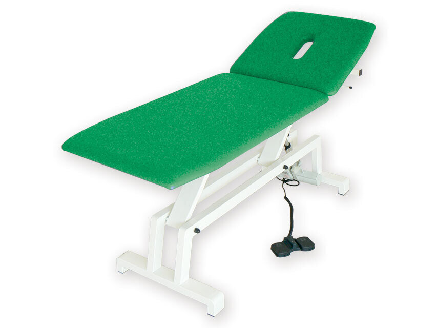 ELECTRIC HEIGHT ADJUSTABLE TREATMENT TABLE - green