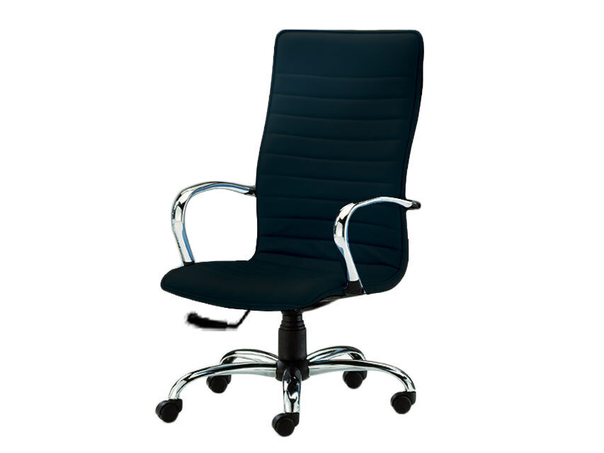 ELITE HIGH-BACKED CHAIR - leatherette - black