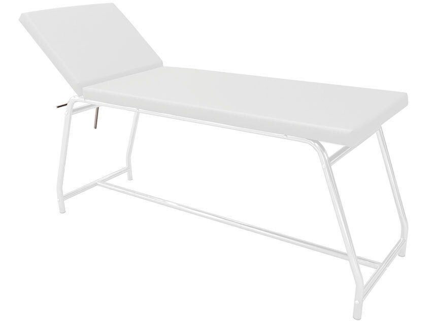 EXAMINATION COUCH load 120 kg - white painted, white mattress