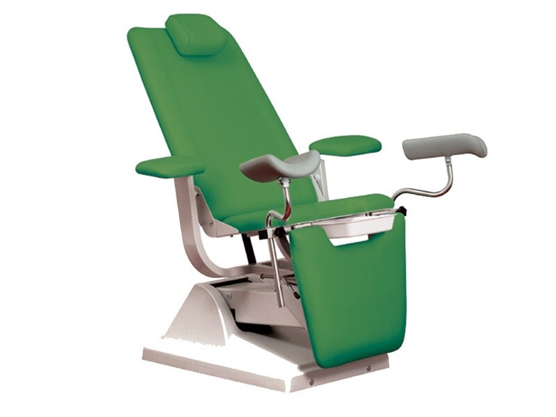 GYNEX BED CHAIR with roll holder - green