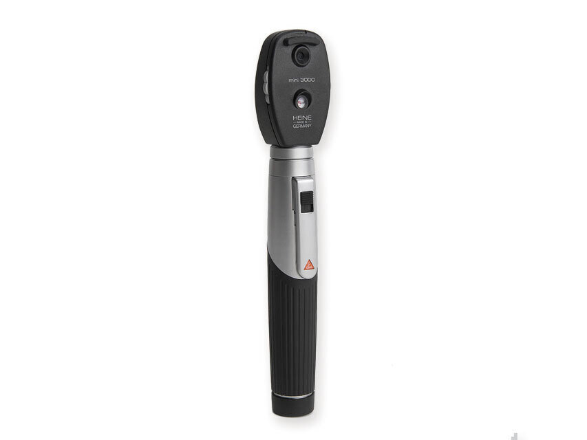 HEINE MINI 3000 F.O.OTO + OPHTHALMO SET - rechargeable handle - black